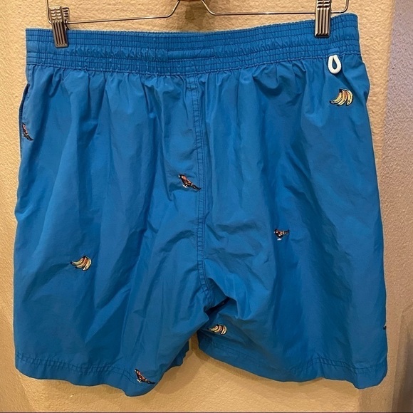 TOMMY HILFIGER Parrot Banana Patch Swim Trunks-L - Picture 5 of 8